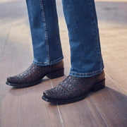 Bota urbana en piel genuina para caballero. Botas y Botines 