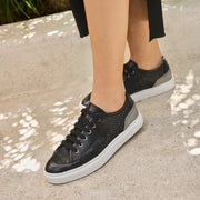 Tenis derby en piel genuina para dama Tenis 