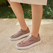 Tenis en piel genuina de pitón para dama Tenis 