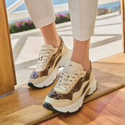 Tenis en Piel Genuina de Pitón para dama Tenis 