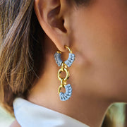 Aretes en piel genuina para dama Joyería 