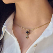 Collar en piel genuina de mantarraya para dama Joyería 