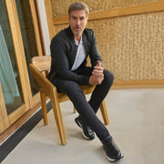 Tenis en piel genuina de venado para caballero Tenis 