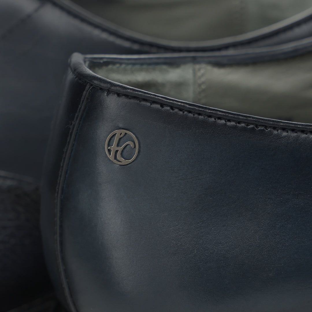 Zapato de vestir tipo Oxford en piel genuina de venado para caballero