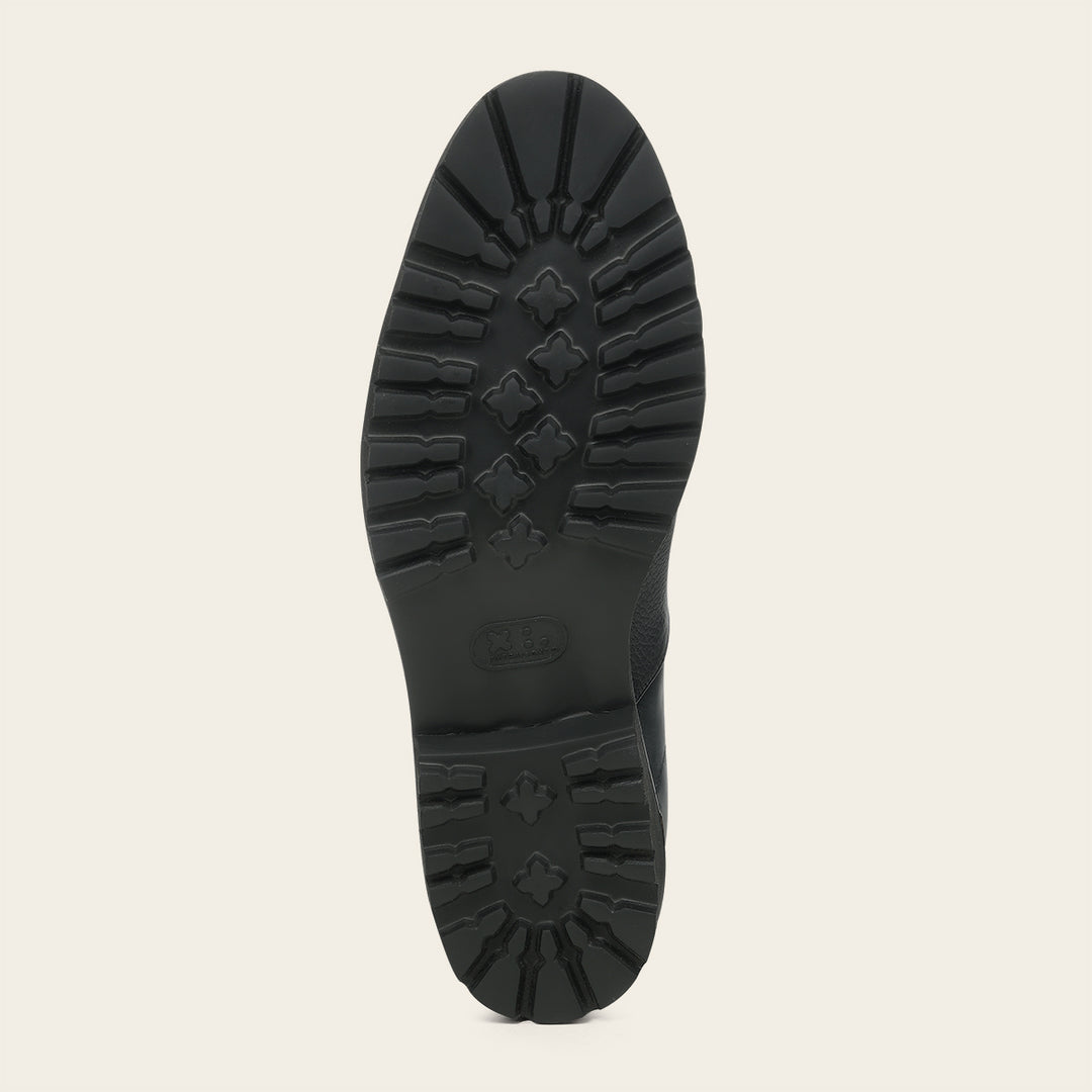 Zapato de vestir tipo Oxford en piel genuina de venado para caballero