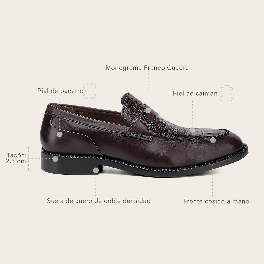 Mocasín en piel genuina