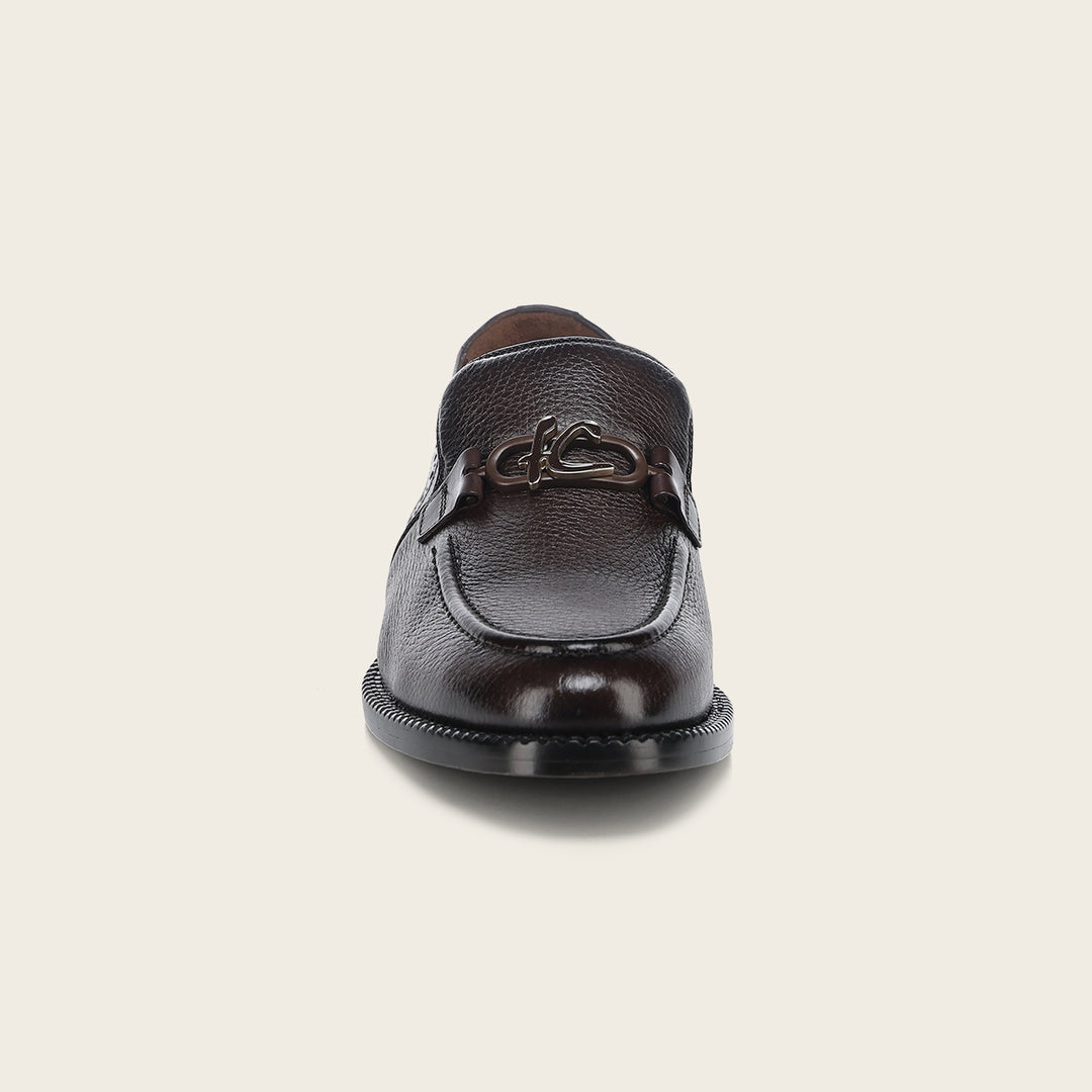 Zapato loafer en piel genuina de venado para caballero