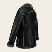 Chamarra en piel genuina de ovino para dama Chamarras 