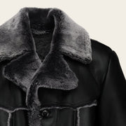 Chamarra en piel genuina de ovino para caballero Chamarras 