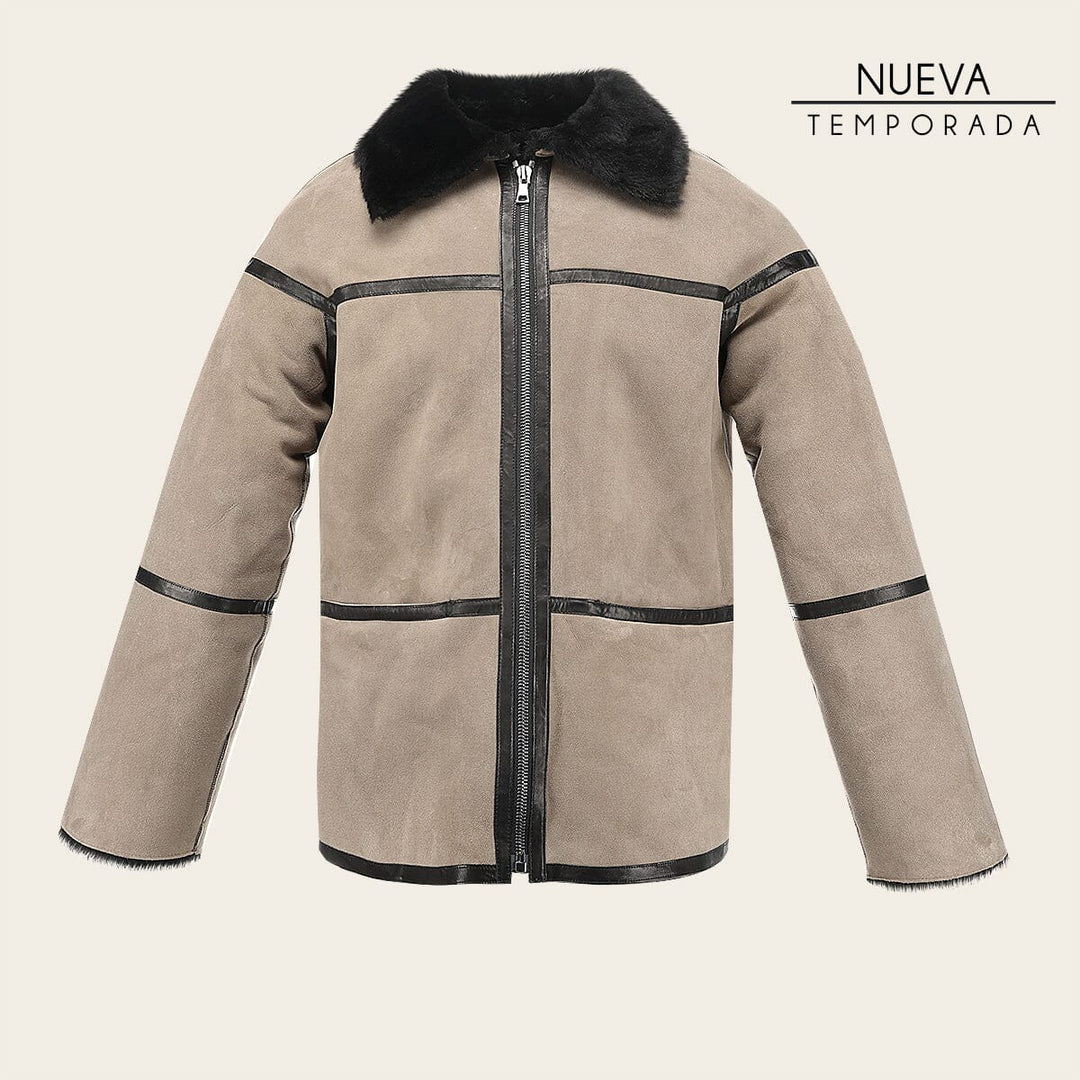 Chamarra en piel genuina de ovino para dama Chamarras 