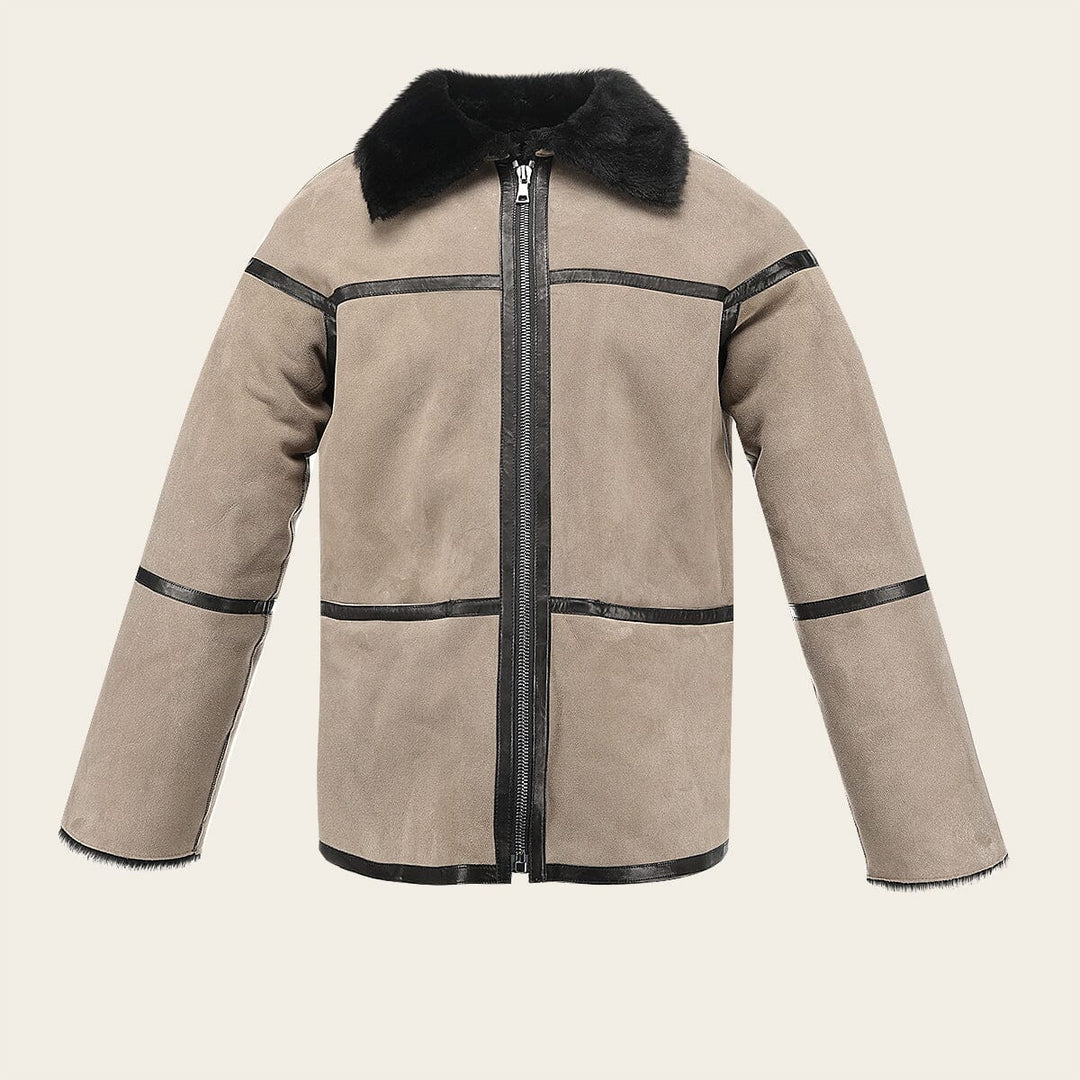 Chamarra en piel genuina de ovino para dama Chamarras 