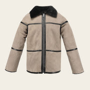 Chamarra en piel genuina de ovino para dama Chamarras 