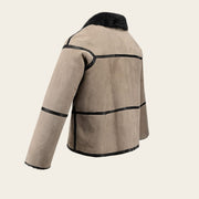 Chamarra en piel genuina de ovino para dama Chamarras 