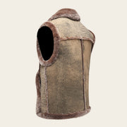 Chaleco en piel genuina de ovino para caballero Chalecos 