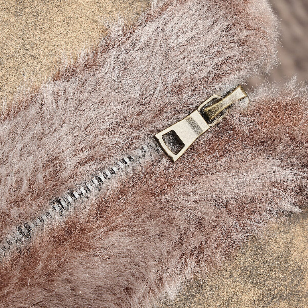 Chaleco en piel genuina de ovino para caballero Chalecos 