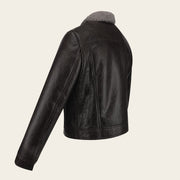 Chamarra en piel genuina ovino para caballero Chamarras 