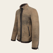 Chamarra en piel genuina de ovino para caballero Chamarras 