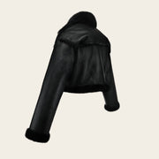 Chamarra en piel genuina de ovino para dama (Copy) Chamarras 