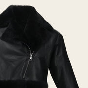 Chamarra en piel genuina de ovino para dama (Copy) Chamarras 