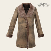 Chamarra en piel genuina de ovino para dama Chamarras 