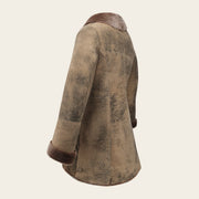 Chamarra en piel genuina de ovino para dama Chamarras 