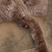 Chamarra en piel genuina de ovino para dama Chamarras 