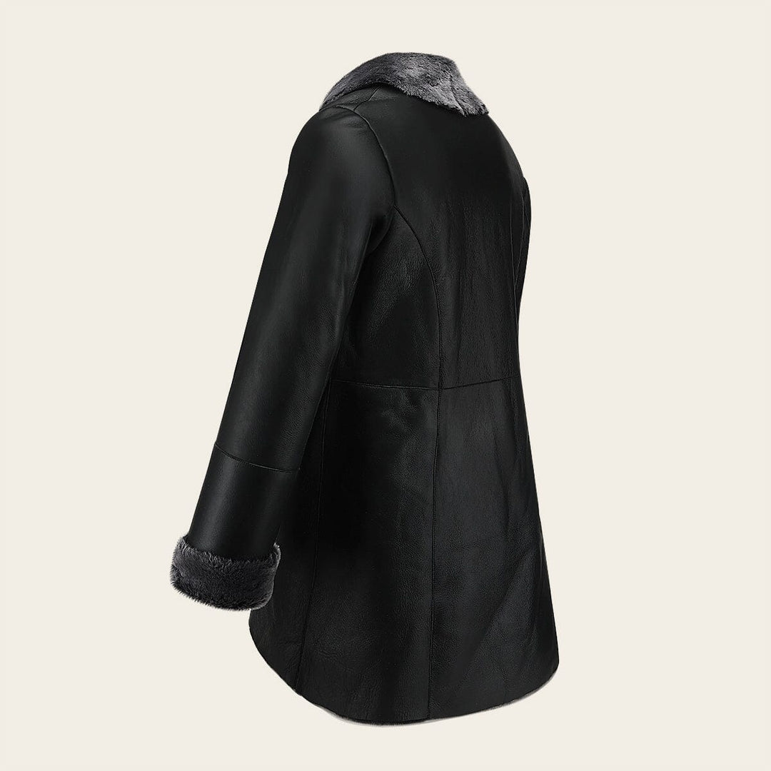 Chamarra en piel genuina de ovino para dama Chamarras 