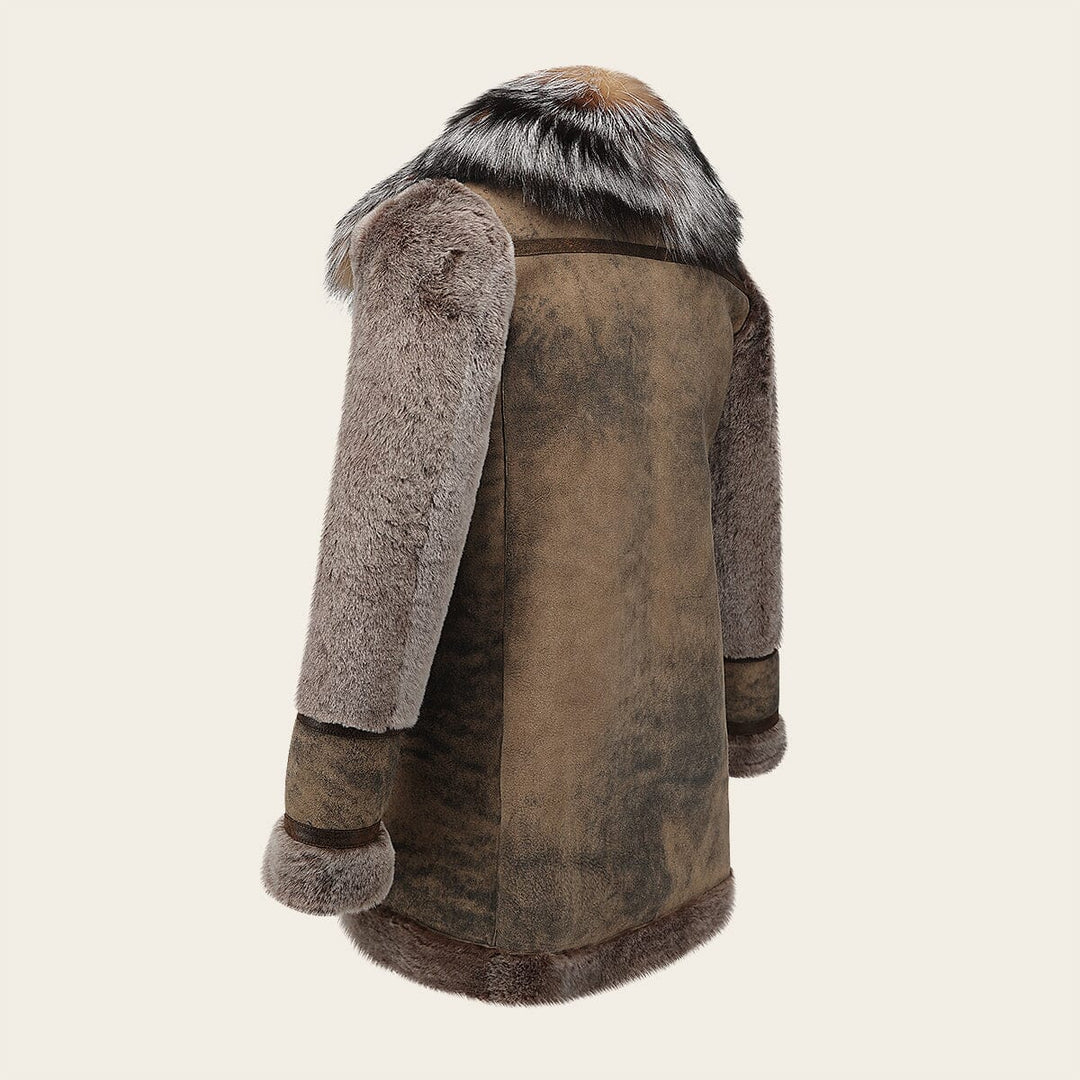 Chamarra en piel genuina de ovino para dama Chamarras 