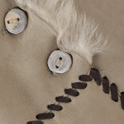 Chamarra en piel de ovino con pelo para dama Chamarras 