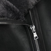 Chaleco en piel genuina de ovino para dama Chalecos 