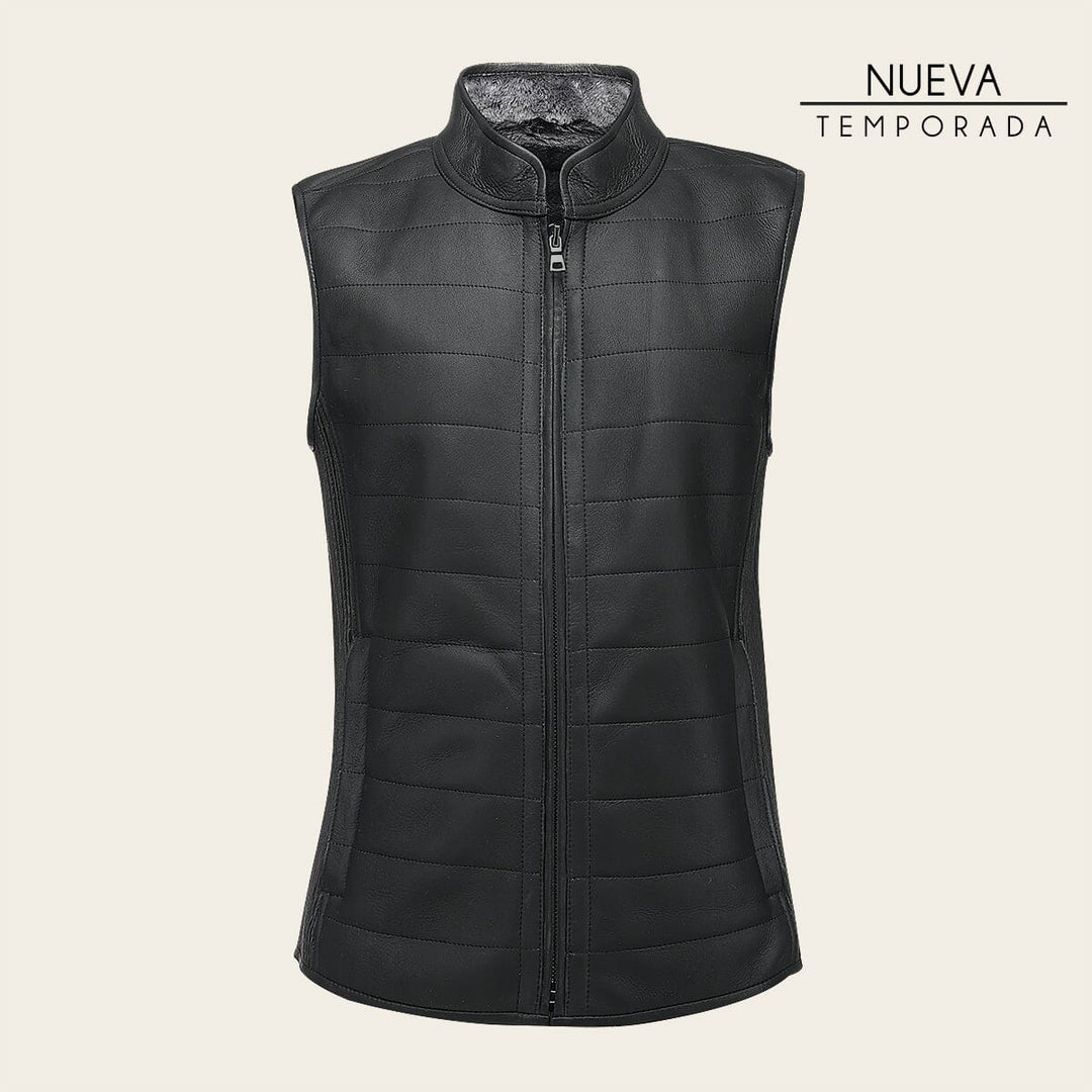 Chaleco en piel genuina de ovino para caballero Chalecos 