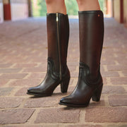 Bota casual en piel genuina para dama Botas y Botines 