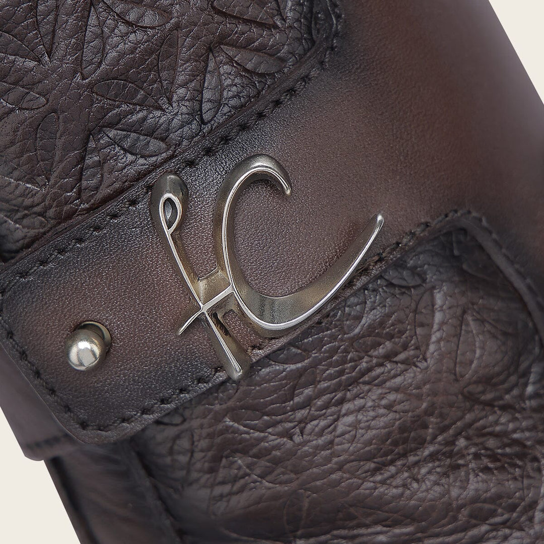 Bota de vestir en piel genuina de venado para dama Botas y Botines 