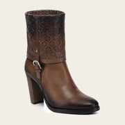 Botín de vestir en piel genuina para dama Botas y Botines 