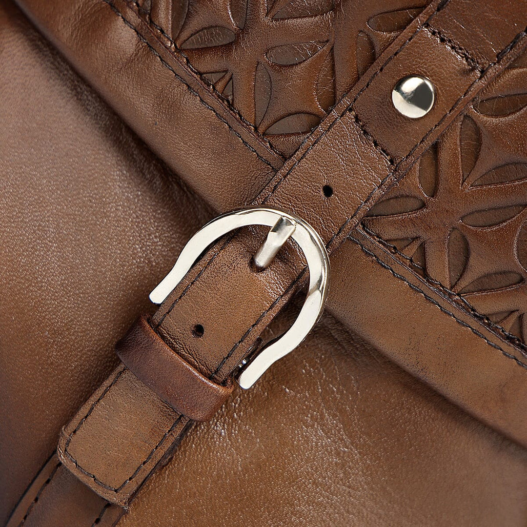 Botín de vestir en piel genuina para dama Botas y Botines 