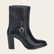 Botín de vestir en piel genuina para dama Botas y Botines 