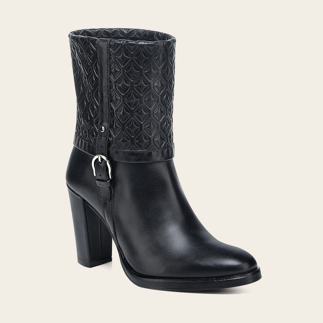 Botín de vestir en piel genuina para dama Botas y Botines 