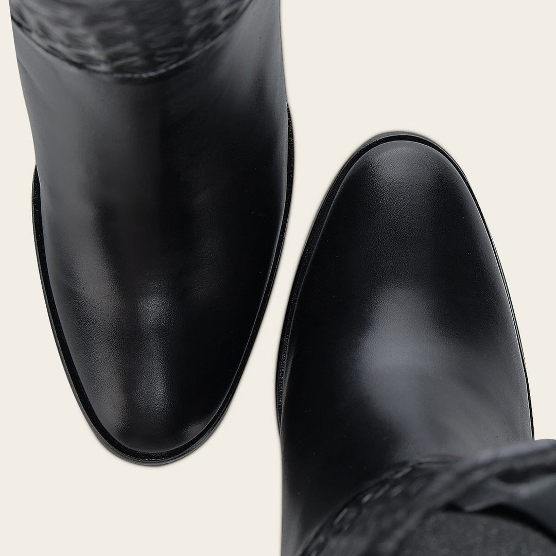 Botín de vestir en piel genuina para dama Botas y Botines 