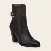 Botín de vestir en piel genuina de ternera para dama Botas y Botines 