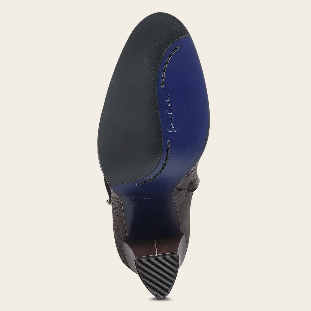 Botín de vestir en piel genuina de ternera para dama Botas y Botines 