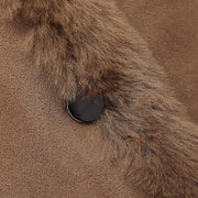 Chaleco en piel genuina de ovino para dama Chalecos 