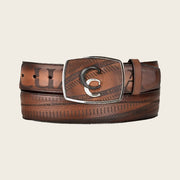 Cinturón vaquero en piel genuina para caballero Cinturones 