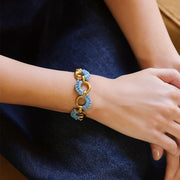 Pulsera en piel genuina para dama Joyería 