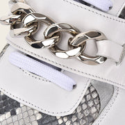 Tenis en piel genuina de pitón para dama Tenis 