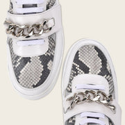 Tenis en piel genuina de pitón para dama Tenis 