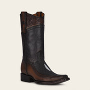 Bota fine western en piel genuina de mantarraya para caballero Botas y Botines 