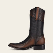 Bota fine western en piel genuina de mantarraya para caballero Botas y Botines 