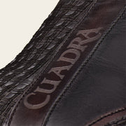 Bota casual en piel genuina de pitón para caballero Botas y Botines 