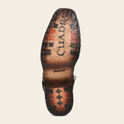 Botín urbano en piel genuina de pitón para caballero Botas y Botines 