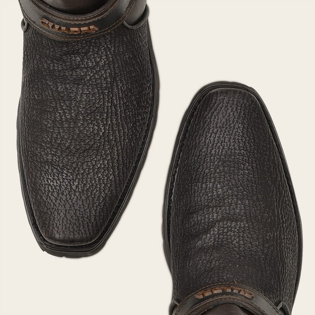 Piel Botas De Tiburón Botín Urbano En Piel Genuina De Tiburón